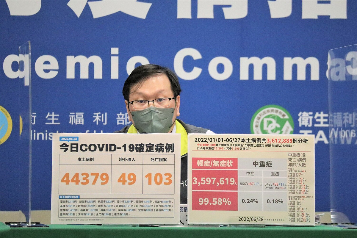 中央流行疫情指揮中心發言人莊人祥 圖：中央流行疫情指揮中心/提供