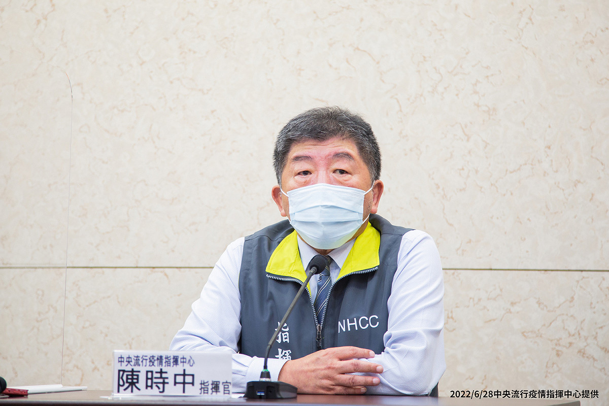 中央流行疫情指揮中心指揮官陳時中 圖：中央流行疫情指揮中心提供