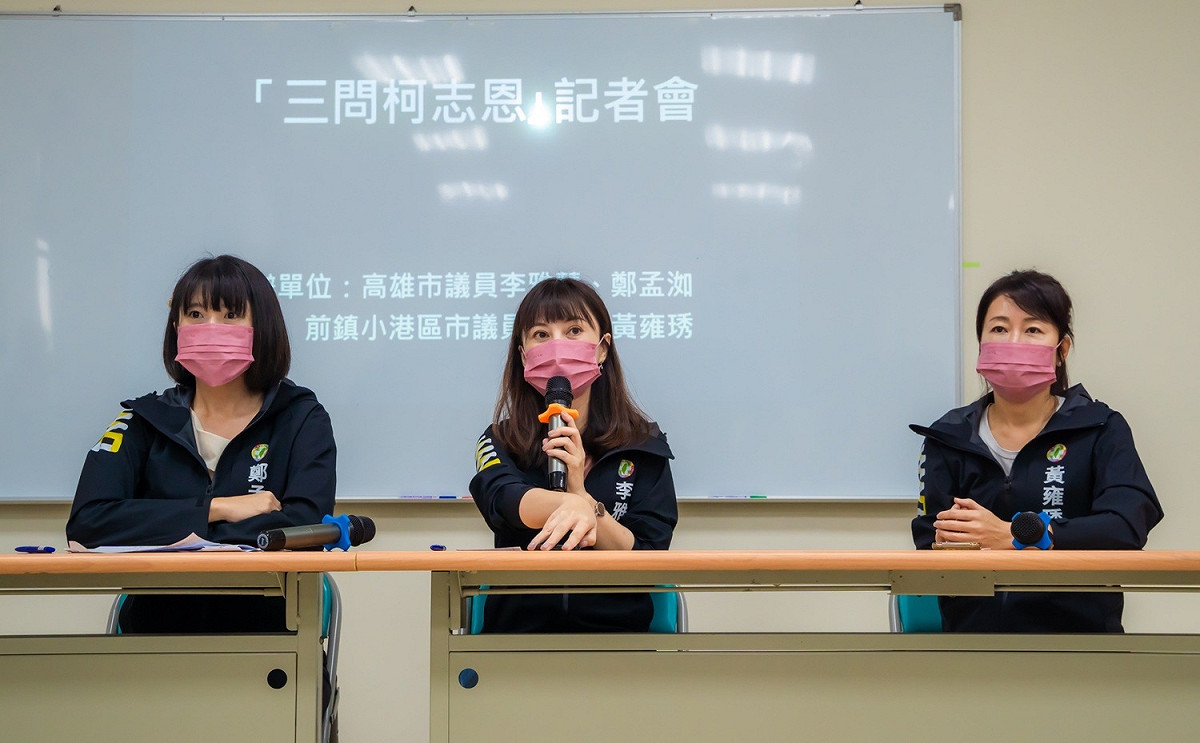 鄭孟洳、李雅慧、黃雍琇。（左至右） 圖：趙天麟服務處提供
