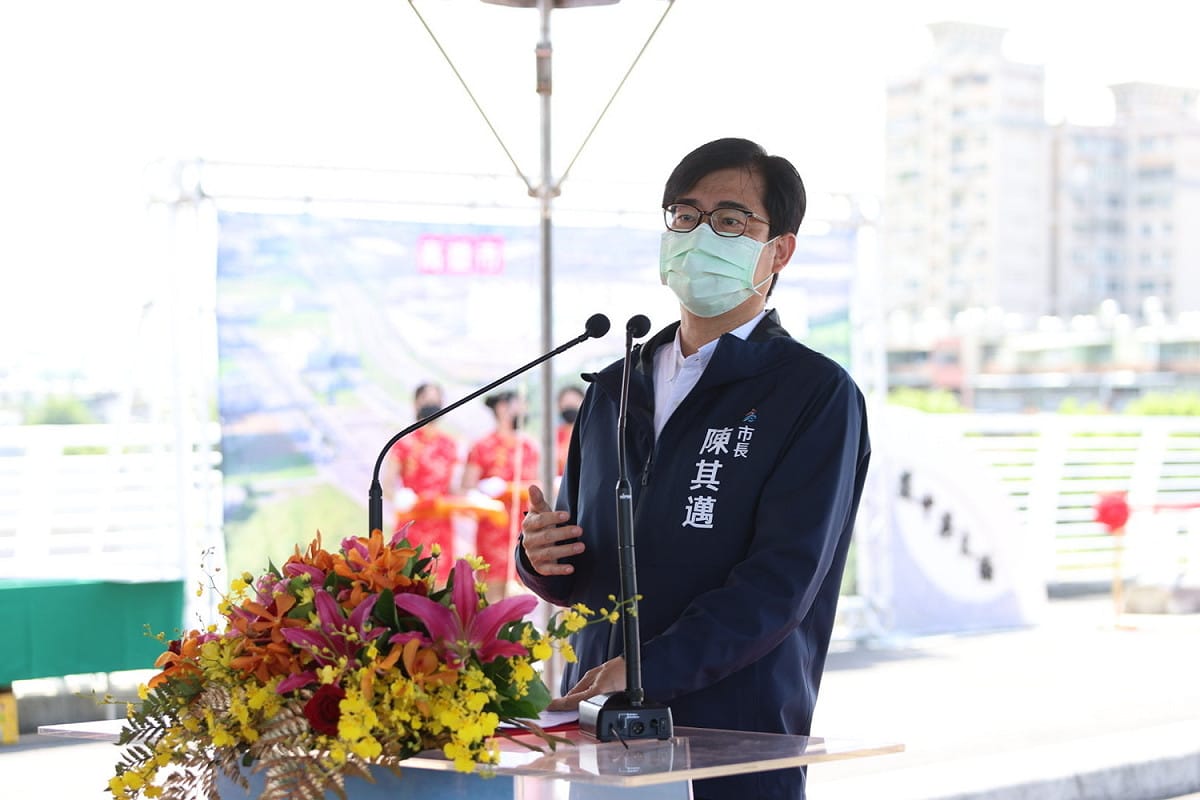 陳其邁表示高雄人會讓柯志恩體驗到熱情。（資料照 ） 圖：高雄市政府提供