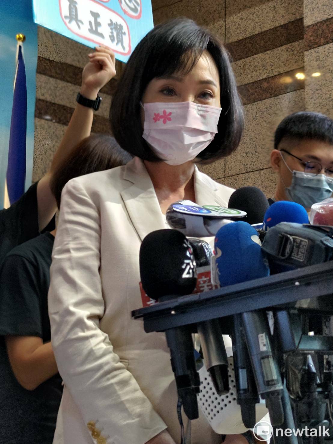國民黨高雄市長參選人柯志恩。 圖：黃建豪/攝