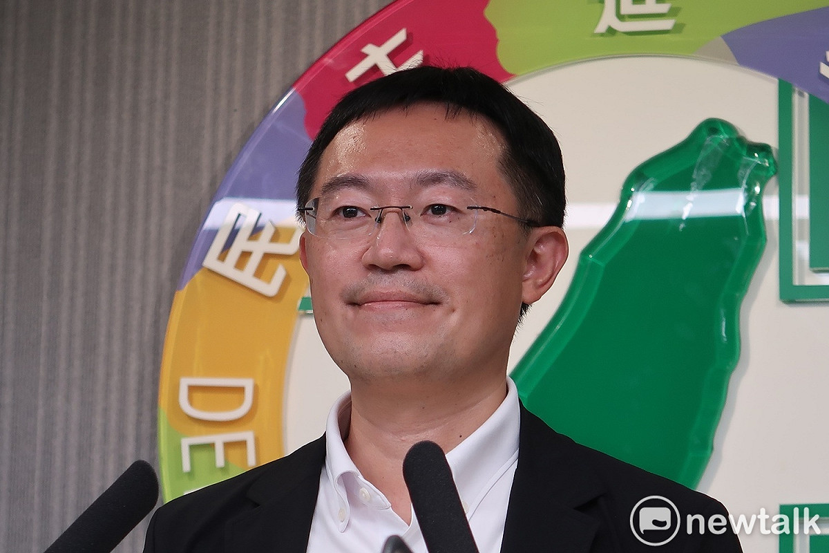 民進黨新任發言人李坤城 圖：林朝億/攝