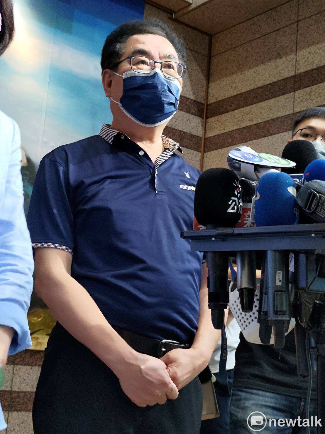國民黨苗栗縣長參選人謝福弘。 圖：黃建豪/攝