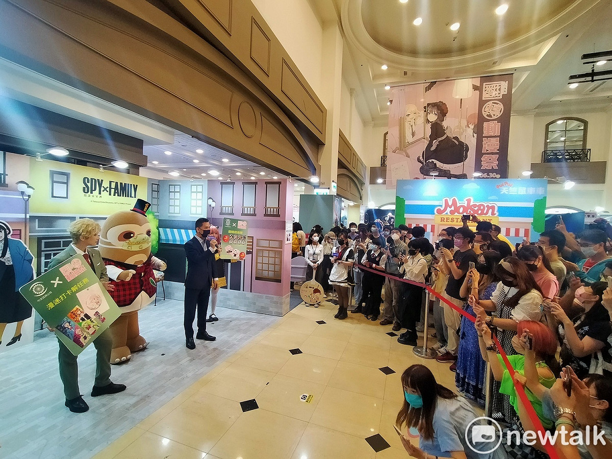 中友動漫祭今天開幕，吸引大批動漫迷前來朝聖。 唐復年/攝