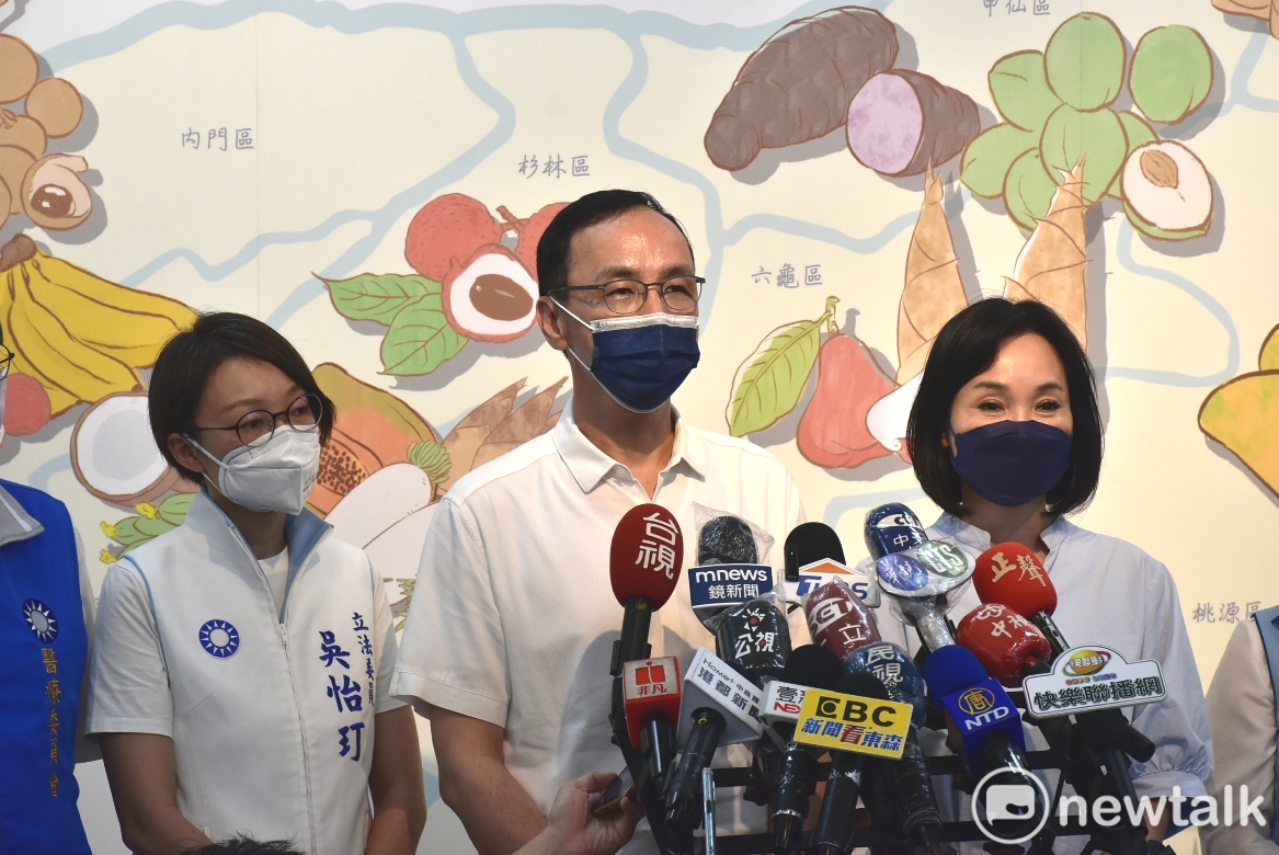 國民黨主席朱立倫。 圖：孫家銘攝