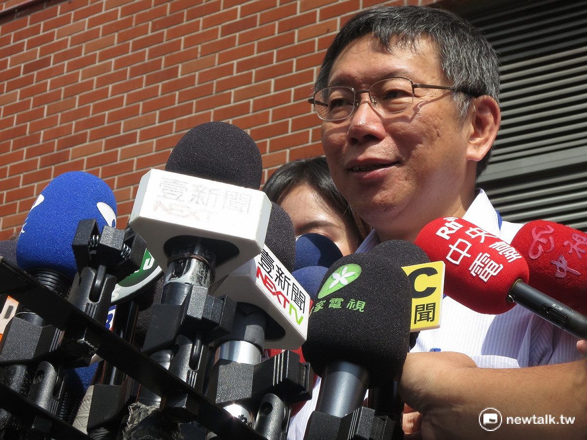 台北市長柯文哲22日表示，蕭曉玲案是轉型正義的困難案例，他說，轉型正義目的在防止過去錯誤再發生，但他反對再去追究前人錯誤，否則恐變成循環報復。 圖：新頭殼資料照片
