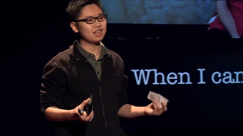 來自中國開平，18歲的史蒂芬．歐從2009年開始編寫程式，他是7個網路應用程式的開發者。 圖：翻攝自youtube畫面