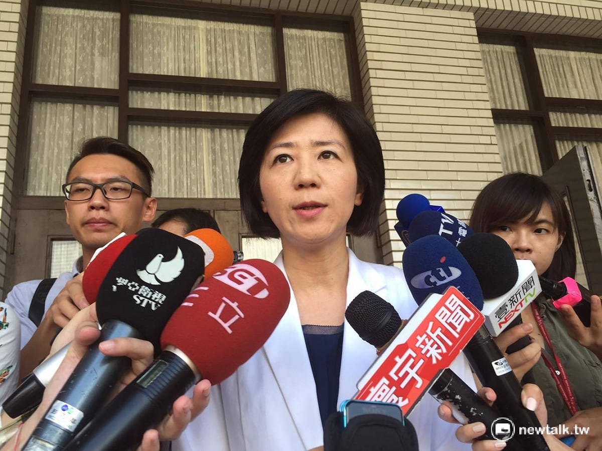 國民黨立委王育敏3日表示，若是民進黨讓一例一休版本強渡關山，國民黨一定杯葛到底。 圖：新頭殼資料照片