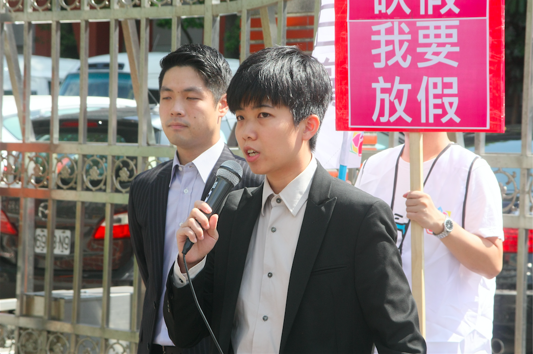 針對5日社福暨衛環委員會將排審勞工「一例一休」草案，社民黨全國委員苗博雅呼籲政府勿草率闖關。 圖：社民黨提供
