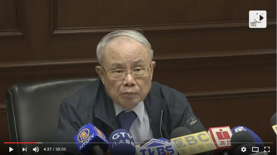 對於彰化縣長魏明谷說「台化沒有理由留在彰化」，台化副董事長洪福源下午表示，魏明谷想把台化趕出彰化，掀起對立。圖為洪福源。  圖：翻攝自youtube畫面