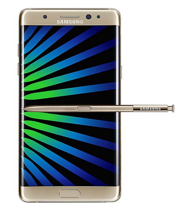三星Note7更新後，卻在美國西南航空的班機上發生過熱冒煙事件，導致機組員緊急疏散乘客，航班因而被迫取消。  圖：翻攝自Samsung官網