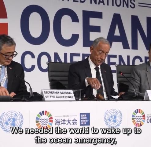 聯合國海洋大會（UN Ocean Conference）。 圖/United Nations @UN推特
