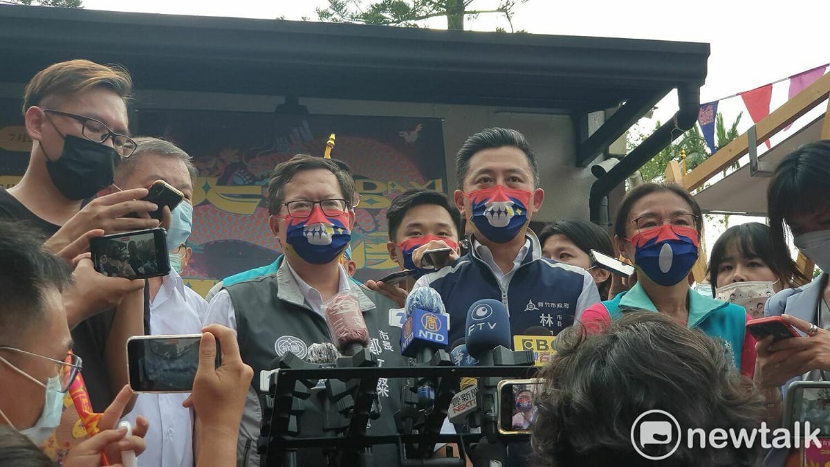林智堅希望年底桃園市長選戰是君子之爭，至於政治口水則大可不必。 圖：林昀真/攝