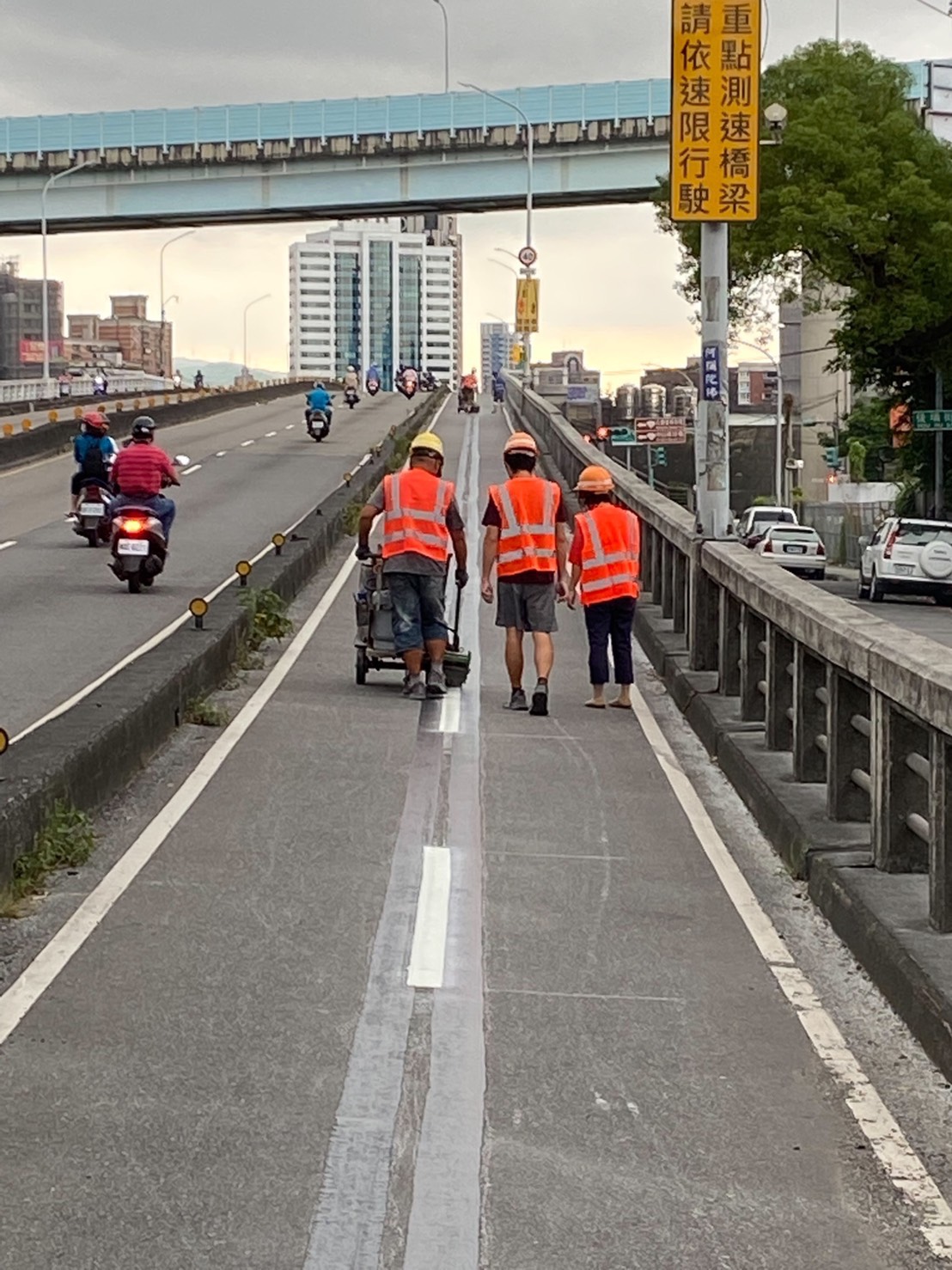 標線改善。 圖：新北市交通局/提供
