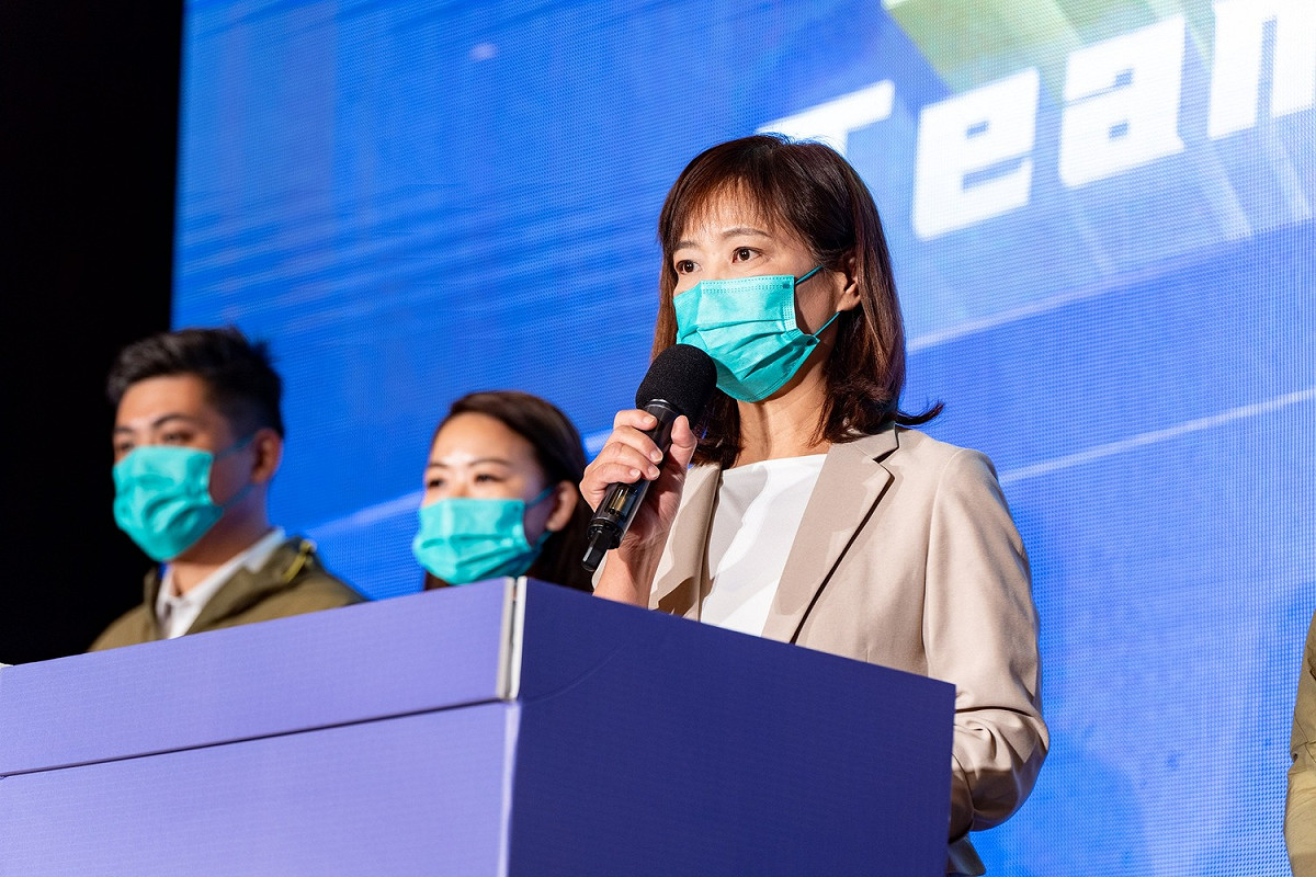 新竹市副市長沈慧虹。 圖：翻攝自林智堅臉書
