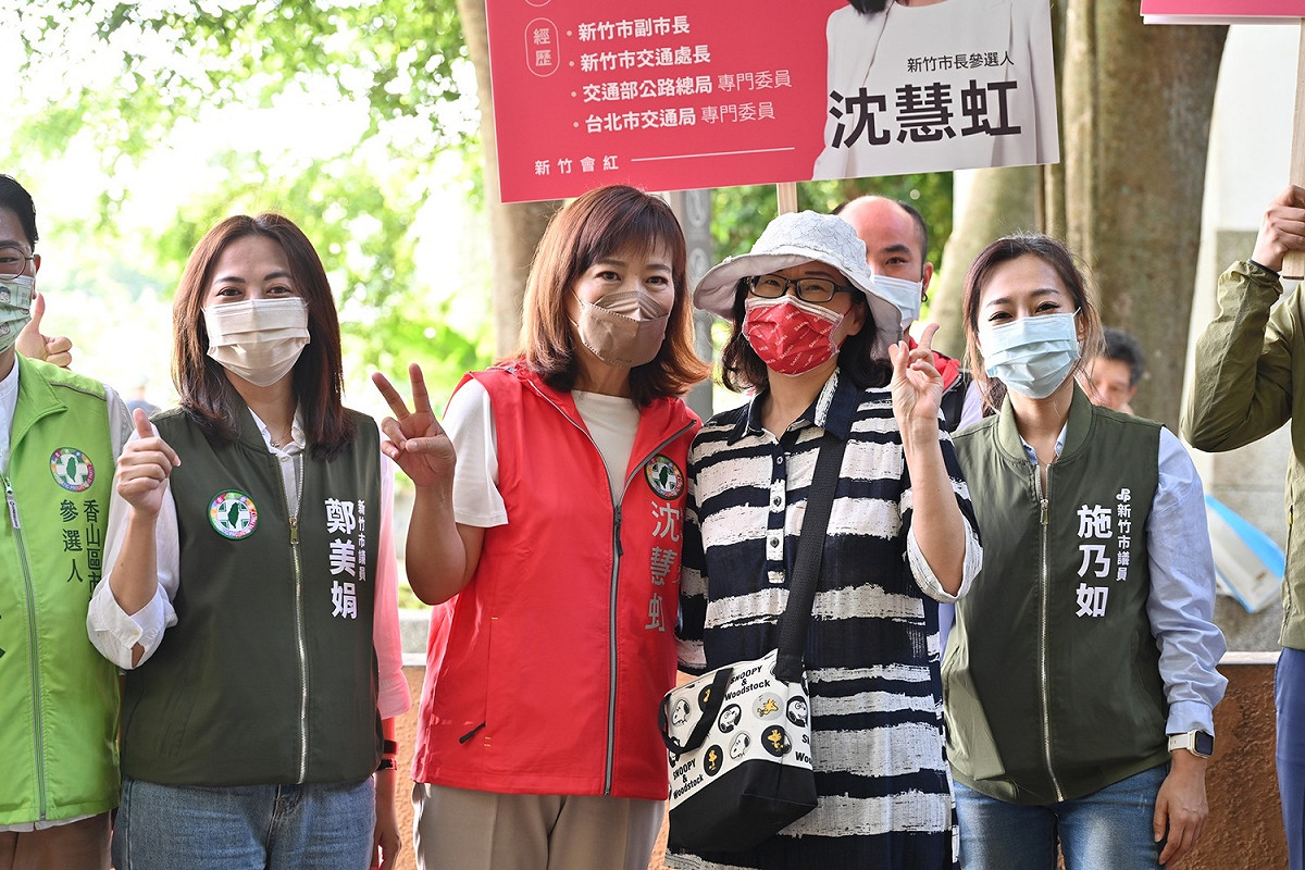 民進黨新竹市長候選人沈慧虹 圖：沈慧虹辦公室提供