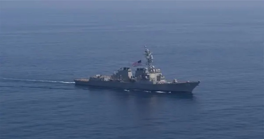 俄烏戰爭爆發前在黑海巡弋的美軍「勃克級」飛彈驅逐艦「羅斯福號(DDG-80)」。 圖：翻攝DVIDS網站