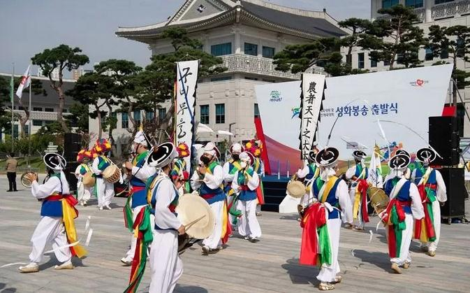 韓國傳統農樂。 圖:環球網
