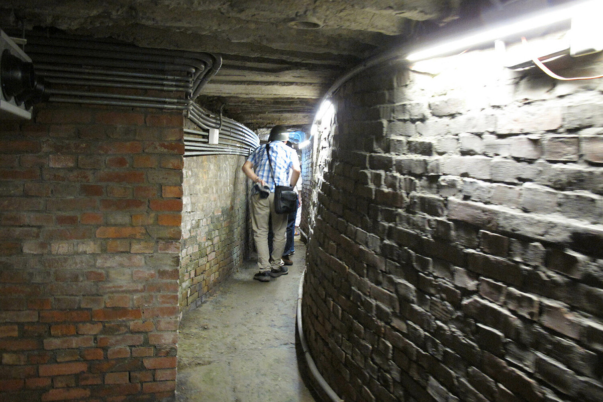 四通八達的空軍三重一村地下甬道值得親至一探究竟。 圖：新北市文化局提供