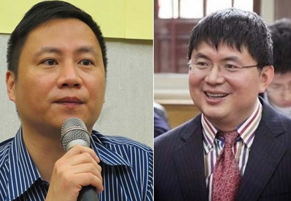 肖建華（右）傳出將在中國受審，王丹（左）感嘆：「我們最終走到了一起，那就是坐共產黨的牢。」 圖：新頭殼合成