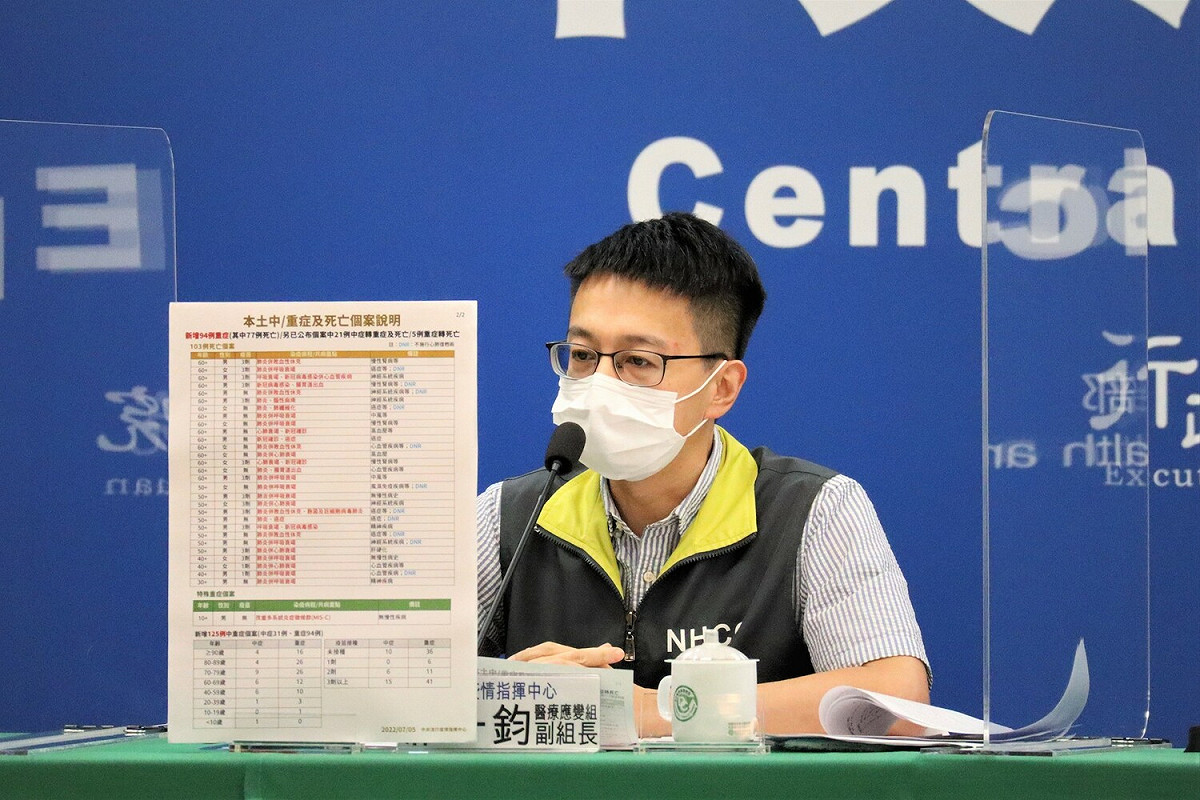 醫療應變組副組長羅一鈞 圖：中央流行疫情指揮中心/提供