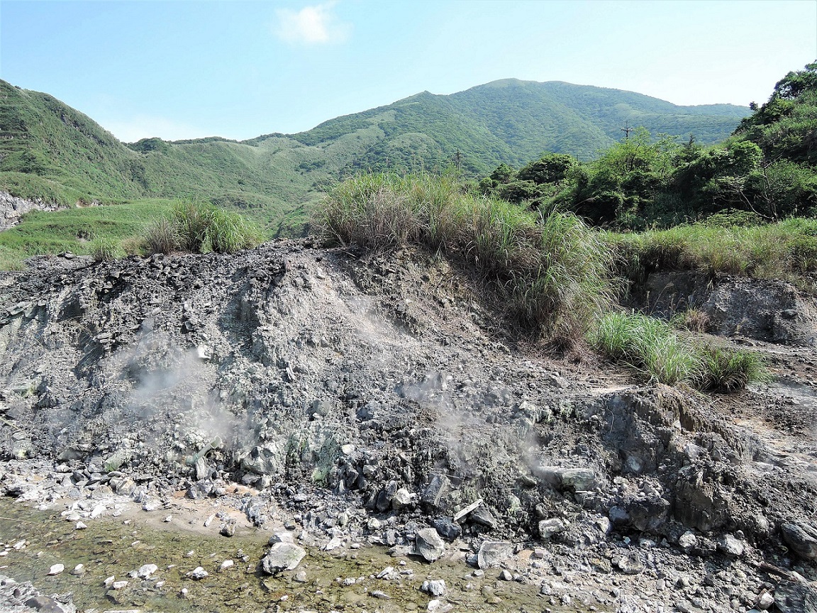 金山硫磺子坪為新北首座地熱示範區，開發面積近2萬平方公尺，預計地熱設置量達4MW以上，年發電量達2700萬度電。 圖：新北市經發局提供