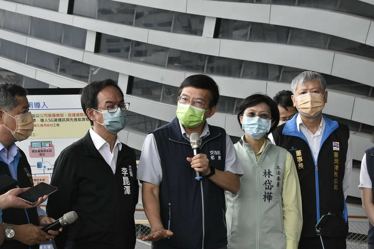 交通部長王國材表示，希望新的客運專區能成為南部國際郵輪母港。 圖：交通部 / 提供