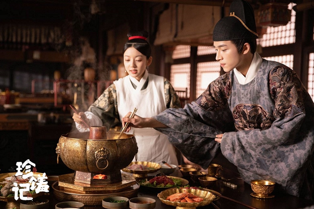 中國女星何瑞賢、王星越主演的古裝劇《珍饈記》爆抄襲韓國經典古裝劇《大長今》 圖: 翻攝自《珍饈記》微博