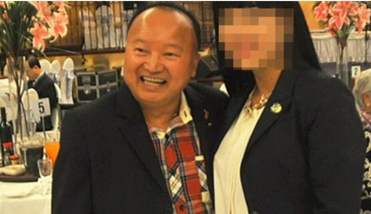 澳洲華人社團領袖楊怡生(左)。 圖 : 翻攝自推特