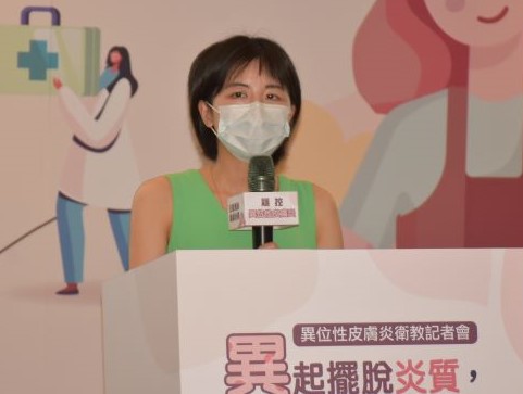 高雄長庚皮膚部醫師曾涵琪。 圖：孫家銘攝