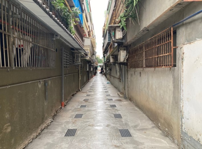 用戶接管工程施工後示意圖。 圖：新北市水利局提供