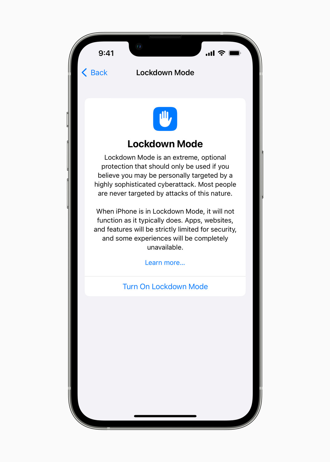 蘋果昨日宣布增加「Lockdown Mode」，保護記者、社運人士等用戶。
