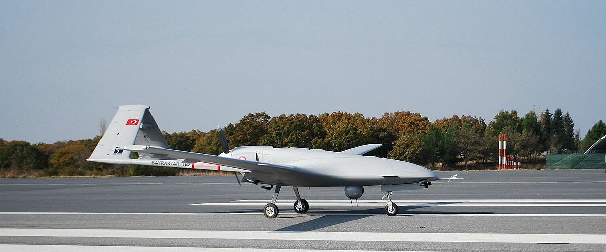 在土耳其空軍服役的旗手-TB2無人機。 圖：取自Wikipedia