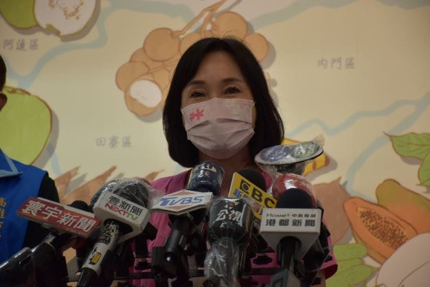 柯志恩表明選後不會離開高雄。（資料照） 圖： 孫家銘攝