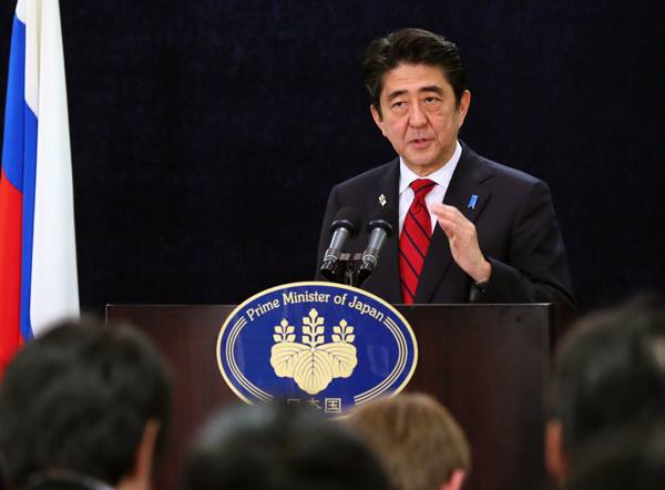 日本前首相安倍晉三。  圖：取自日本首相官邸臉書（資料照）