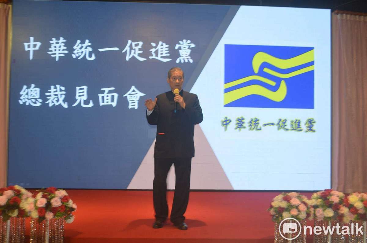 中華統一促進黨總裁張安樂。 圖：蔡坤龍/攝（資料照片）