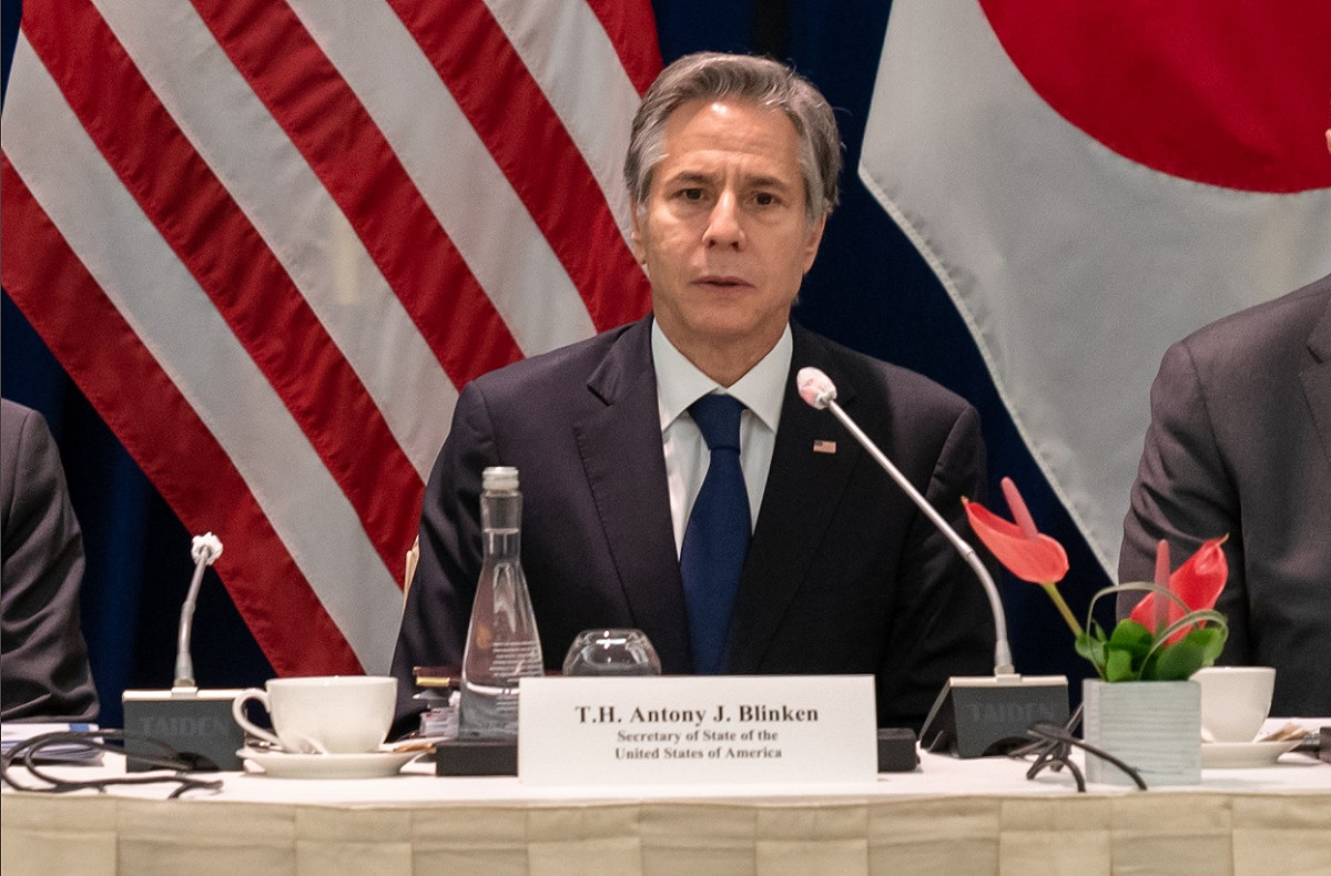 美國國務卿布林肯(Antony Blinken)。 圖：翻攝Secretary Antony Blinken推特