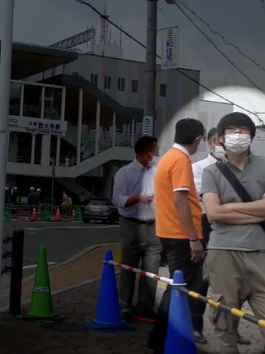 刺殺安倍晉三的凶嫌山上徹也供稱，母親大量捐錢給日本統一教，導致家庭破產，因此痛下殺手。 圖：截自推特@airi_deshi_555（資料照片）