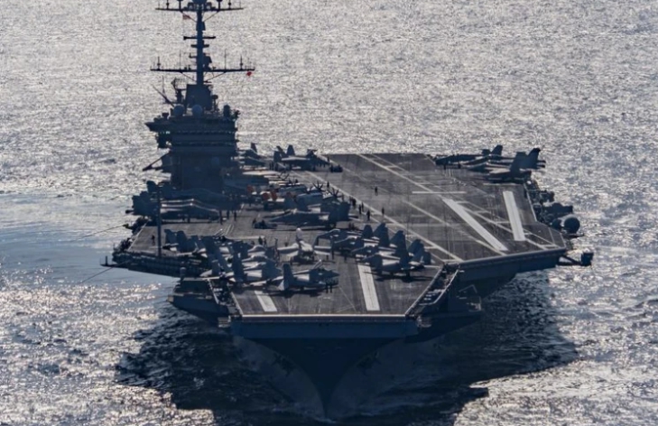 美軍「哈里·杜魯門」號航母。 圖 : 翻攝自USＮavy