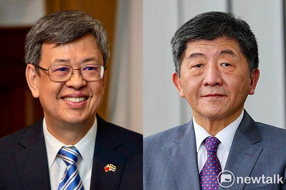 前副總統陳建仁（左）傳出將擔任陳時中（右）競選團隊主任委員。（資料照） 圖：翻攝自陳建仁臉書/陳時中粉專（新頭殼合成）