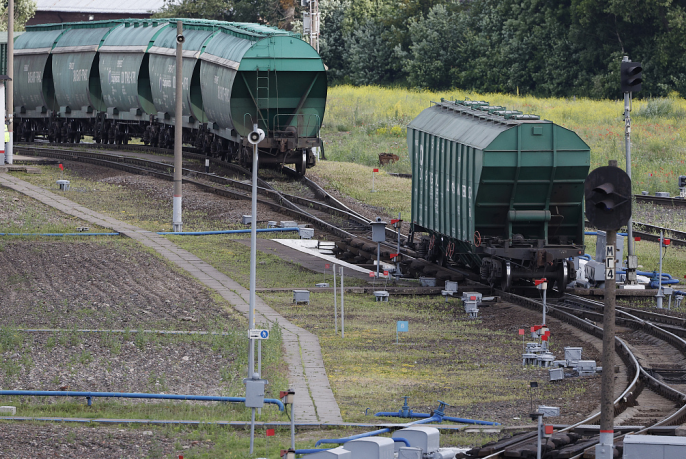 俄羅斯加里寧格勒州（Kaliningrad Oblast）的貨物運輸。 圖: 翻攝自海外網