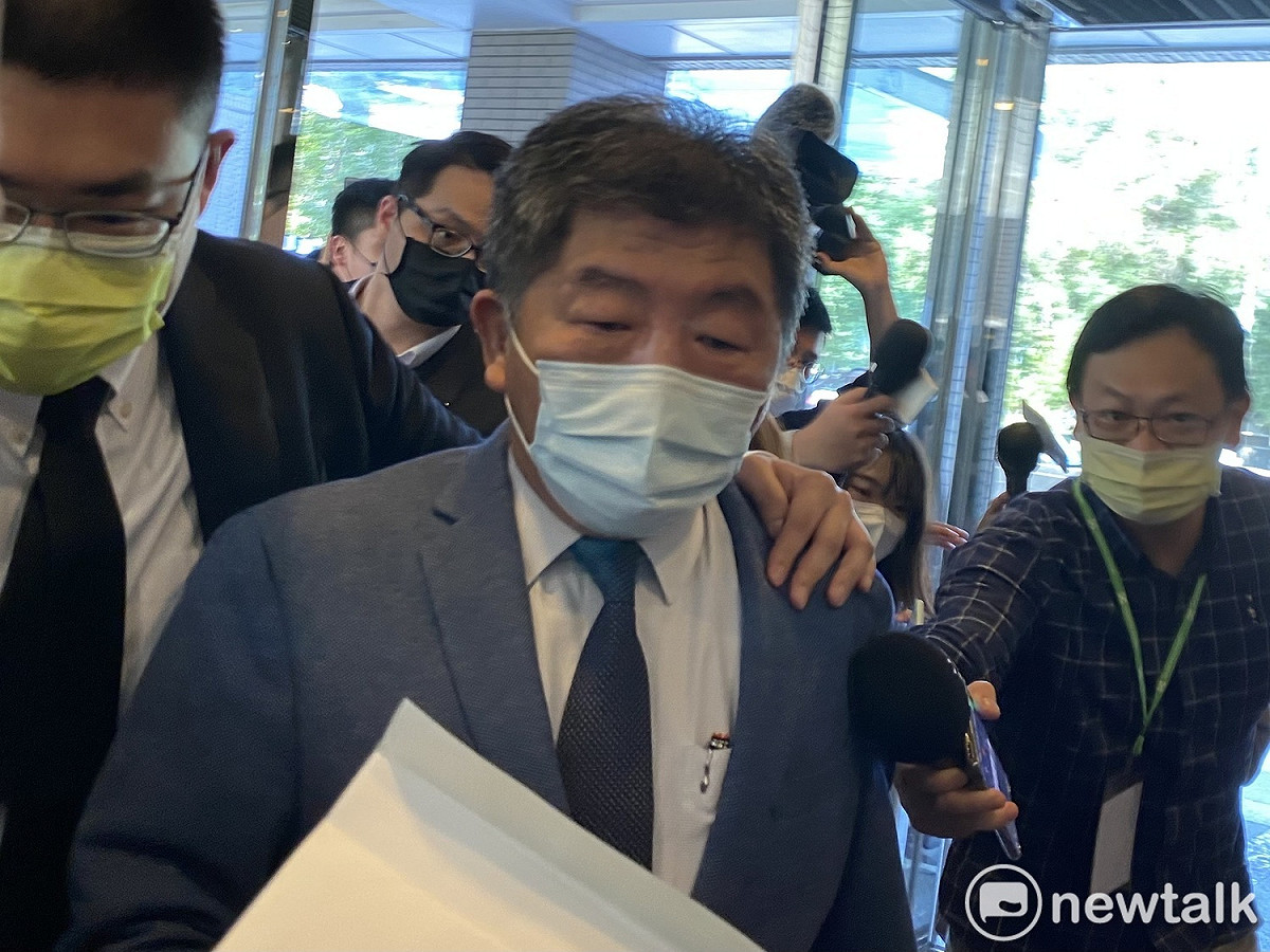 民進黨台北市長參選人、衛福部長陳時中。 圖：周煊惠 / 攝