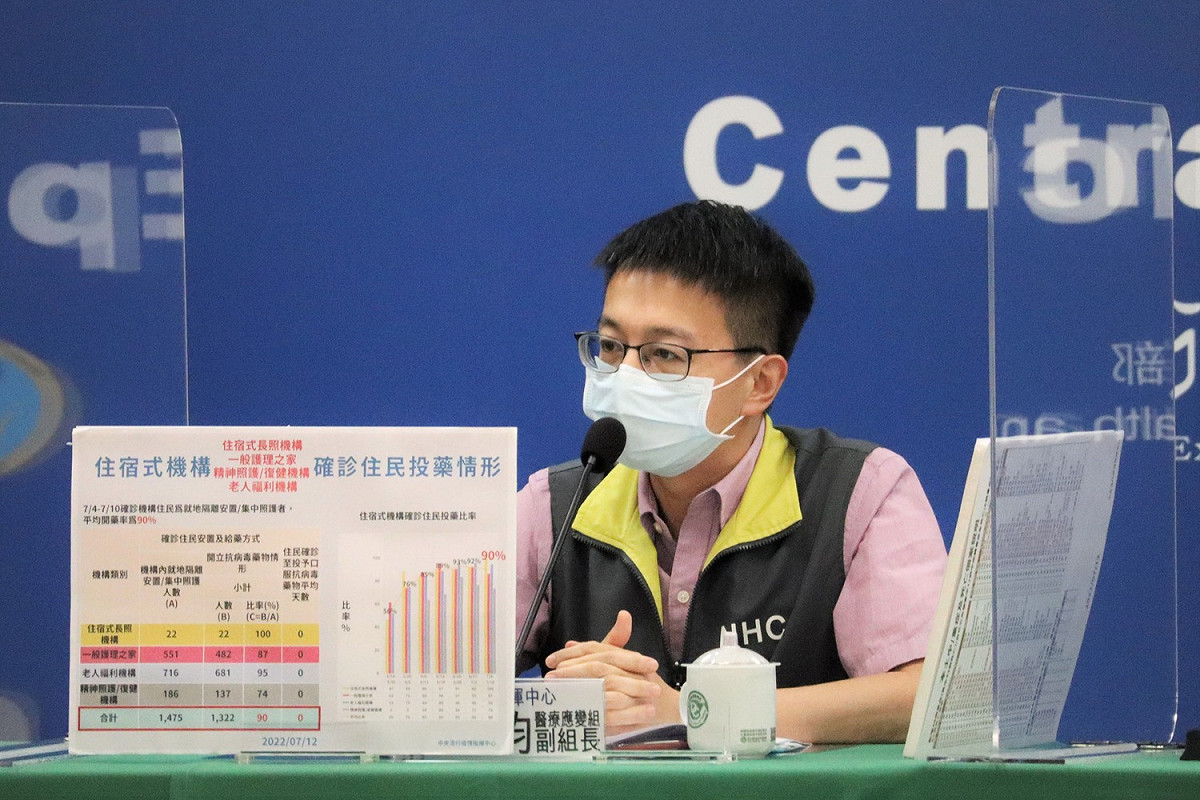 指揮中心醫療應變組副組長羅一鈞說明死亡個案之分析。 圖：中央流行疫情指揮中心／提供