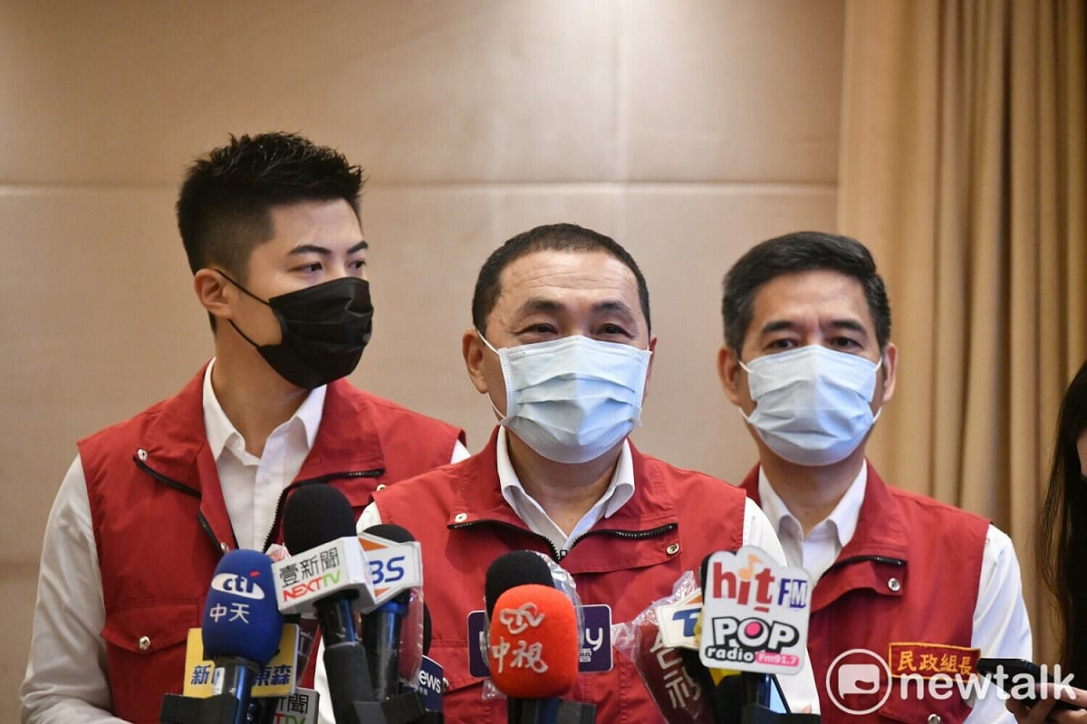 侯友宜表示，有關黨中央選舉規劃他都會全力配合。 圖：林昀真/攝