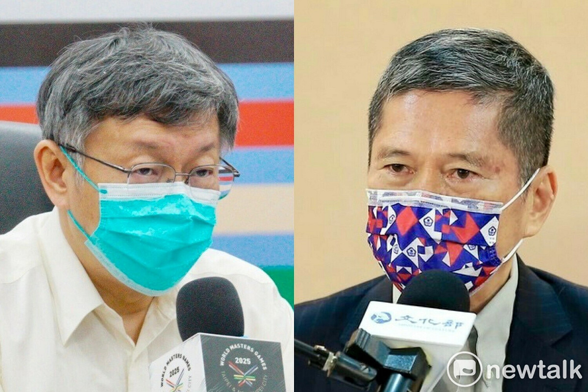 台北市長柯文哲（左）與文化部長李永得（右）近日為空總、台博館爭議隔空交火。（資料照） 圖：張良一攝/文化部提供（新頭殼合成）