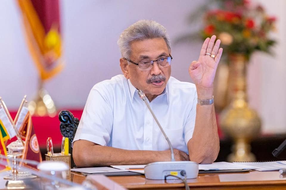 已宣布辭職的斯里蘭卡總統拉賈帕克薩（Gotabaya Rajapaksa） 圖:翻攝自Gotabaya Rajapaksa 臉書