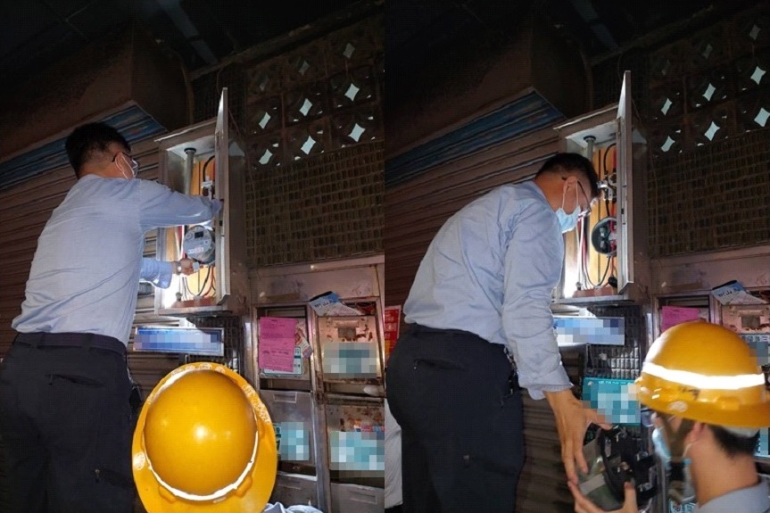 斷電執行不手軟。 圖：新北市城鄉局提供