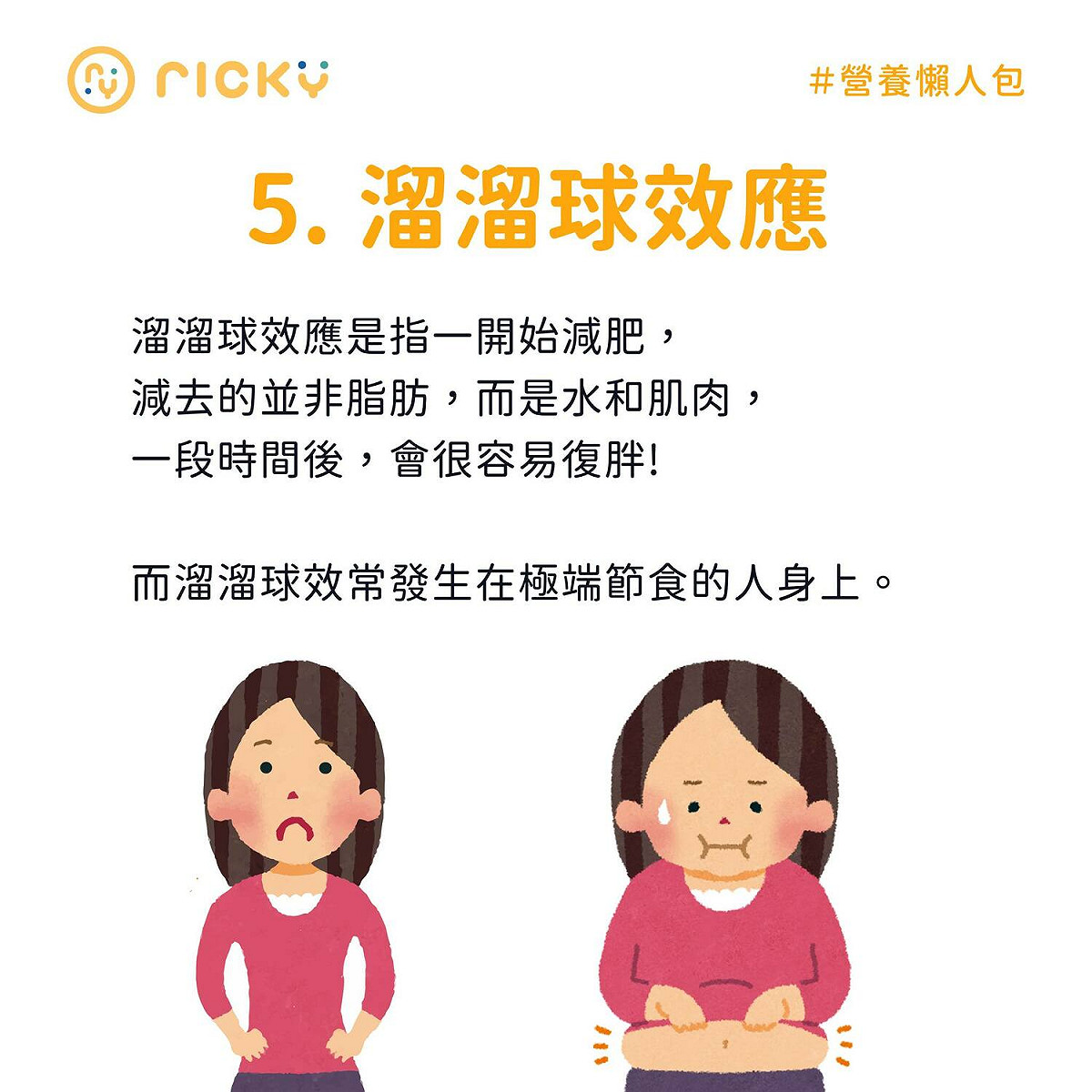 營養師Ricky在臉書上分析極低熱量飲食法不但沒辧法真正減肥，還會減掉健康。 圖：翻攝自營養師Ricky 臉書專頁