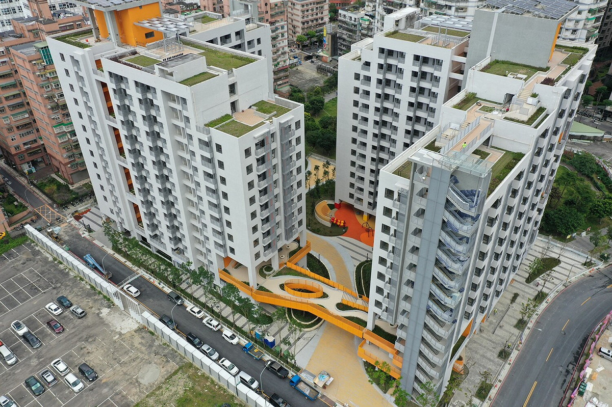 六月招租完成並於今(15)日完成抽籤的土城員和社會住宅。 圖：新北市城鄉局提供
