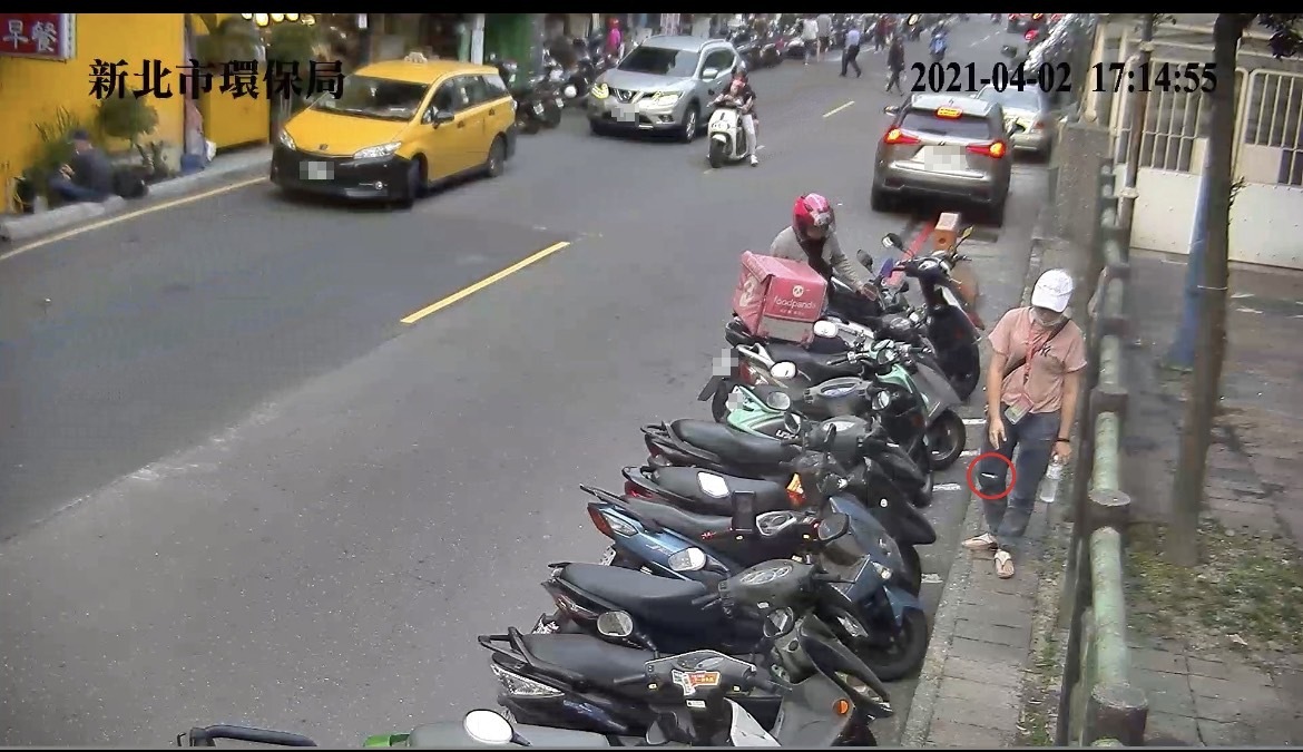 加重罰鍰之環境污染行為-亂丟煙蒂。
